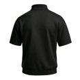 thumbnail image 5 of Short Sleeve Sweatshirts for Men Quarter Zip Mock Neck Sweatshirt Relaxed Fit Casual Pullover Tee Top with Pocket, 5 of 7