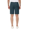 thumbnail image 3 of INSPIRE CHIC Men's Summer Solid Color Slim Fit Flat Front Walk Chino Shorts 34 Navy, 3 of 7