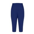 thumbnail image 7 of Vmvidoty Women Legging 3/4 Yoga Pants High Waisted Soft for Workout Gym Casual Sport Jegging Blue S, 7 of 7