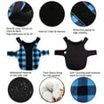 thumbnail image 5 of Kuoser Reversible Dog Winter Coat, Reflective Waterproof Dog Jacket, Cotton Lined Vest Windproof Outdoor for Small Medium and Large Dogs, 5 of 8