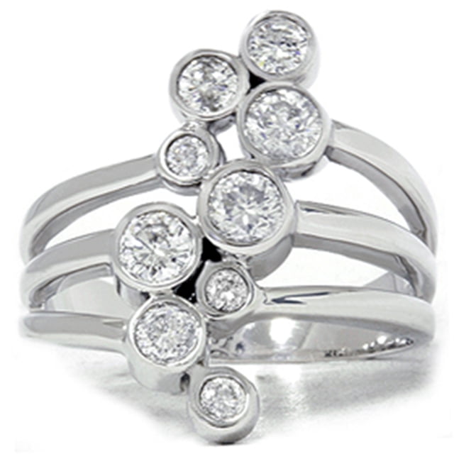 Bague Main Droite Anniversaire Diamant Or Blanc 1ct