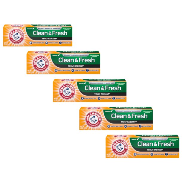 Arm & Hammer Clean and Fresh Truly Radiant Toothpaste, 4.3OZ