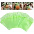 thumbnail image 3 of CAASFOOY 100 Pcs Fruit Protection Bags, Green Mesh Fruit Cover, 6.7x9inch, Drawstring, Breathable, Protects Fruits from Birds, Insects, and Animals, 3 of 6