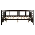 thumbnail image 6 of Tcbosik Daybed, Full Size Wooden Sofa Bed for Living Room, Espresso, 6 of 9