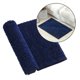 thumbnail image 3 of Alfombrilla antideslizante absorbente de agua, chenilla, baño, sala de estar (azul oscuro), 2 uds., 3 of 8
