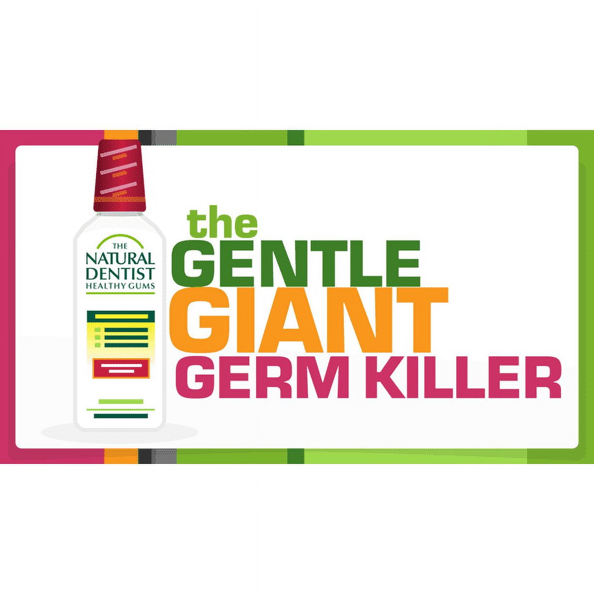 Natural Dentist Healthy Gums Antigingivitis Rinse Peppermint Twist 16.9 Ounce, Pack of 2