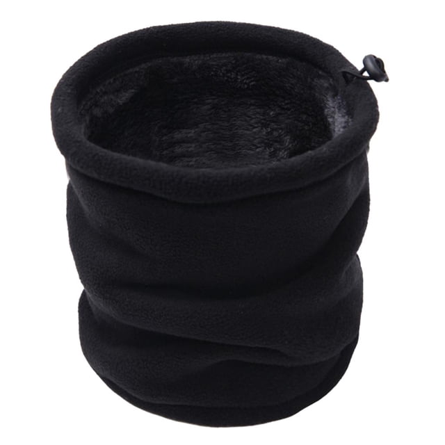 Calentador de Cuello Térmico Macarena Pasamontañas de Invierno Negro