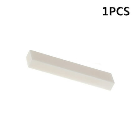 

Guitar Bone Nut DIY String Acoustic Instrument Blank Nut Instrument Accessories 52x6x10mm 1pcs