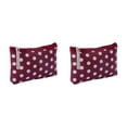 thumbnail image 1 of Guardurnaity Neceser de maquillaje, bolsa de cosméticos, monedero, organizador de lavado, resistente al agua, diseño elegante a la moda, para Vino rojo 2piezas, 1 of 6