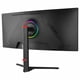 thumbnail image 5 of Monitor gamer Yeyian YMC-IP434-P2 Curvo 34” UWQHD (3440*1440), panel IPS, 21:9, 1Ms, 180Hz, FreeSync, Hdmi/Displayport, Led RGB,, 5 of 7