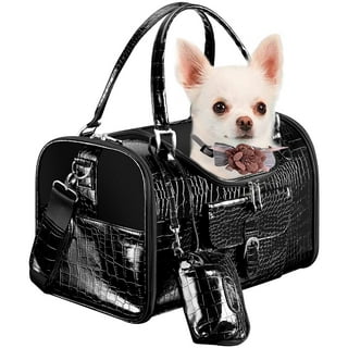 For the Posh Pet. Louis Vuitton pet carrier. Measures 16 long by