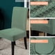 thumbnail image 5 of Matsuzay 2 piezas de fundas para sillas divididas de grano de maíz, funda protectora sólida resistente al desgaste, Protector exterior, elementos Decoración del hogar ejercito verde Matsuzay HA012477-02, 5 of 6