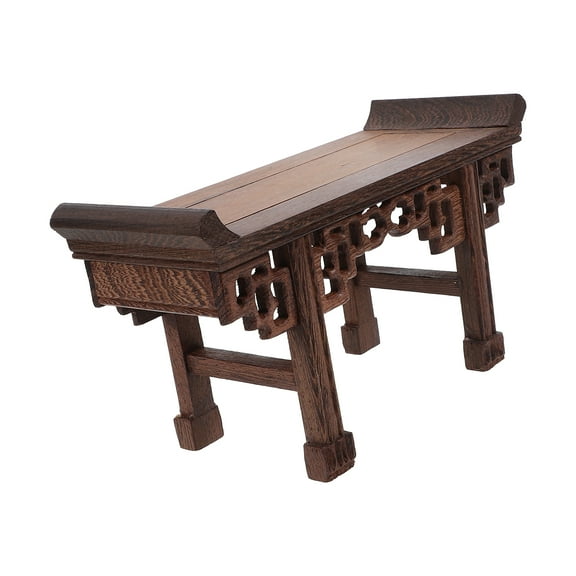 MOKKHNB display risers Flower Vase Stand Wood Organizing Items Collectors Home Use 1Pcs