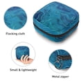 thumbnail image 3 of Sanitary Napkin Storage Bag for Girls Women, Portable First Period Pads Bag Tampons Holder Girls Travel Makeup Bag, Large Capacity Abstract Lines Art Pattern, 3 of 6