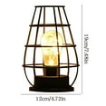 thumbnail image 3 of AURIGATE 28cm Industrial Vintage Dimmable Table Lamp, 3 of 3