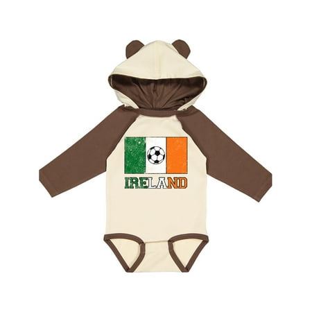 

Inktastic Irish Soccer Gift Baby Boy or Baby Girl Long Sleeve Bodysuit