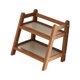 thumbnail image 4 of Estante para secar tazas, soporte para tazas de 2 niveles, versátil para cocina y sala de estar Marrón, 4 of 9
