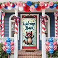 thumbnail image 3 of Raccoon Banner Party Decoration Polyester Material Welcome Back for School Decor Office Event Home Celebration, 3 of 9