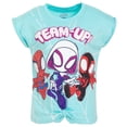thumbnail image 6 of Marvel Spidey and His Amazing Friends Toddler Girls' 3-Pack T-Shirts White Pink Blue, 6 of 7
