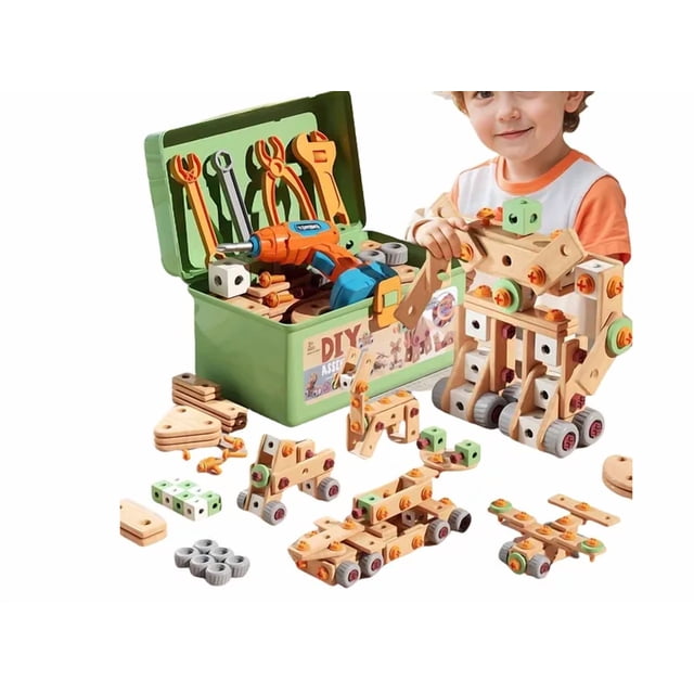 Juguete Xtellar multicolor Herramientas Niño Accesorios Infantil 144 Pcs Y Caja