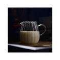 thumbnail image 5 of 300/550ml Japanese Stripe Milk Jug Heat-resistantn Glass Cup With Handle Coffee Milk Tea Separator Fair Cup Home Cafe Drinkware Gift, 5 of 8