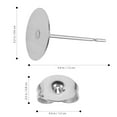 thumbnail image 2 of Shisuyan 2 Sacs Matériaux pour Fabrication de Boucles d'Oreilles Kit de Bouchons d'Oreilles Charmes Dos de Boucles d'Oreilles, 2 of 9