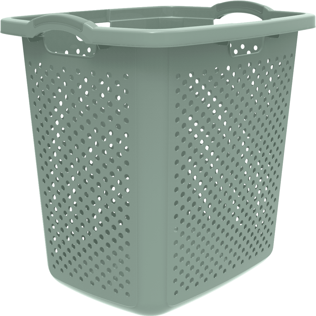 Home Logic 2 Bushel Rolling Laundry Hamper – Space-Saving Design