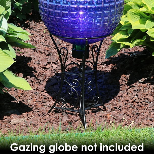 Sunnydaze Decorative Scroll Gazing Ball Stand for 10Inch or 12Inch