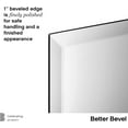 Better Bevel Frameless Rectangle Mirror 18" x 40" Bathroom Wall