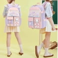 thumbnail image 6 of SANMADROLA Backpacks Bunny School Backpack Cute Backpack Laptop Bag School Bookbag, Pruple, 6 of 8