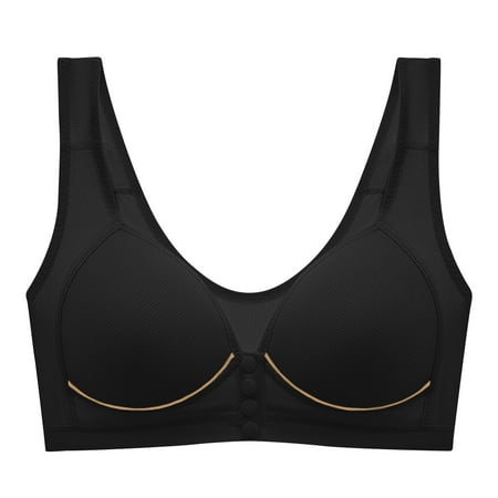 BSDJILFG BSDJILFG Wireless Bras for Women Front Closure Big Busted Women 3/4 Coverage Soft Everyday Bras Winter