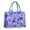 Purple Butterfly Flower, variant on Large Capacity Tote Bag,White Butterfly Rose Pattern Handbag Fashion Luxury Tote Bag,15.7"x13"x 5.1" Inches,Laptop Compatible
