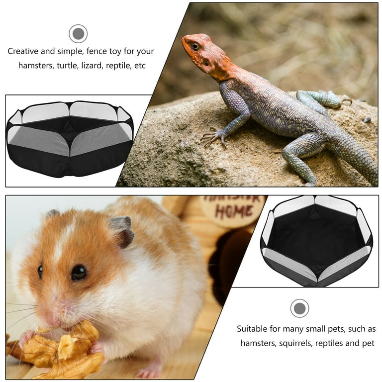 Brandonz Hamster Fence Folding Play Cage for Indoor/Outdoor Use