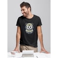 thumbnail image 2 of Panda Astronaut T-Shirt Men -Image by Shutterstock, Male 3X-Large, 2 of 4