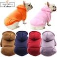 thumbnail image 2 of Sudadera con capucha de invierno para perros pequeños y medianos, abrigo para mascotas, chaqueta para cachorros y gatos, ropa para chihuahuas, disfraz de bulldog francés, 2 of 5