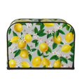 thumbnail image 2 of Pofeuu Lemon Seamless Pattern Oil Painting Effect Print Toaster Cover 4 Slice, Bread Dust Cover & Fingerprint Protection, Kitchen Small Appliance Covers(Toaster Cover), 2 of 7