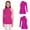 Hot Pink, variant on Girls Shiny Sequins Oblique Shoulder Gymnastics Leotard Shorts Biketard Bodysuit Jumpsuit Size 6-16 Blue 8