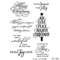 thumbnail image 2 of ZhuoAng elegante escritura a mano árbol de Navidad sellos transparentes para álbum de recortes DIY/fabricación de tarjetas/álbum decorativo sello artesanal de silicona, 2 of 3