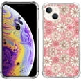 thumbnail image 1 of Pink Christmas Snowflake Case Compatible with iPhone 13,Aesthetic Art Design TPU Bumper Bumper Cover Case, 1 of 6