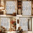 thumbnail image 6 of Boho Patchwork Shower Curtain, Waterproof Shower Curtains for Bathroom, Modern Ethnic Abstract Geometric Plaid Washable Fabric Bathtub Curtain Set Bath Decor with 12 Hooks Stall 36"x72", 6 of 8