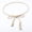 Khaki, variant on Women's Bohemian Faux Leather Tassel Braided Belt, Self-Tie Woven Waist Rope Belt, Vintage Boho Style Fashion Waist Belt for Dresses & Casual Outfits, Coffee