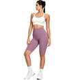 thumbnail image 5 of UDAUDU Biker Shorts for Women with Pockets High Waisted 6"/7" Booty Comfy Spandex Volleyball Short for Workout Gym Yoga Pink 2XL, 5 of 7