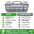 thumbnail image 3 of Aokeyee Universal Dishwasher Cutlery Basket,Durable Dishwasher Basket,Compatible with GE and Part No.WD28X10127,WD28X10128,WD28X10132,AH959351,EA959351,PS959351, 3 of 8