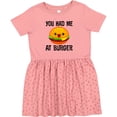 thumbnail image 3 of Inktastic You Had Me at Burger Girls Toddler Dress, 3 of 5