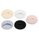 thumbnail image 4 of 30 pares de almohadillas para el antepié de cinco dedos transpirables de tela suave, 5 colores, negro, blanco, rosa, gris, Beige para mujeres, 4 of 7