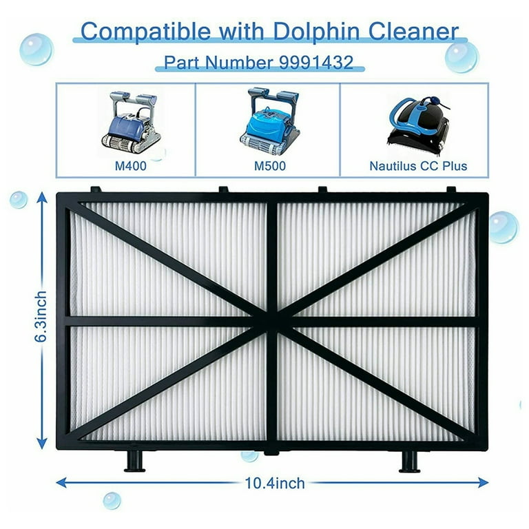 Ultra Fine Filters for Dolphin Nautilus CC Plus, M200 / M400