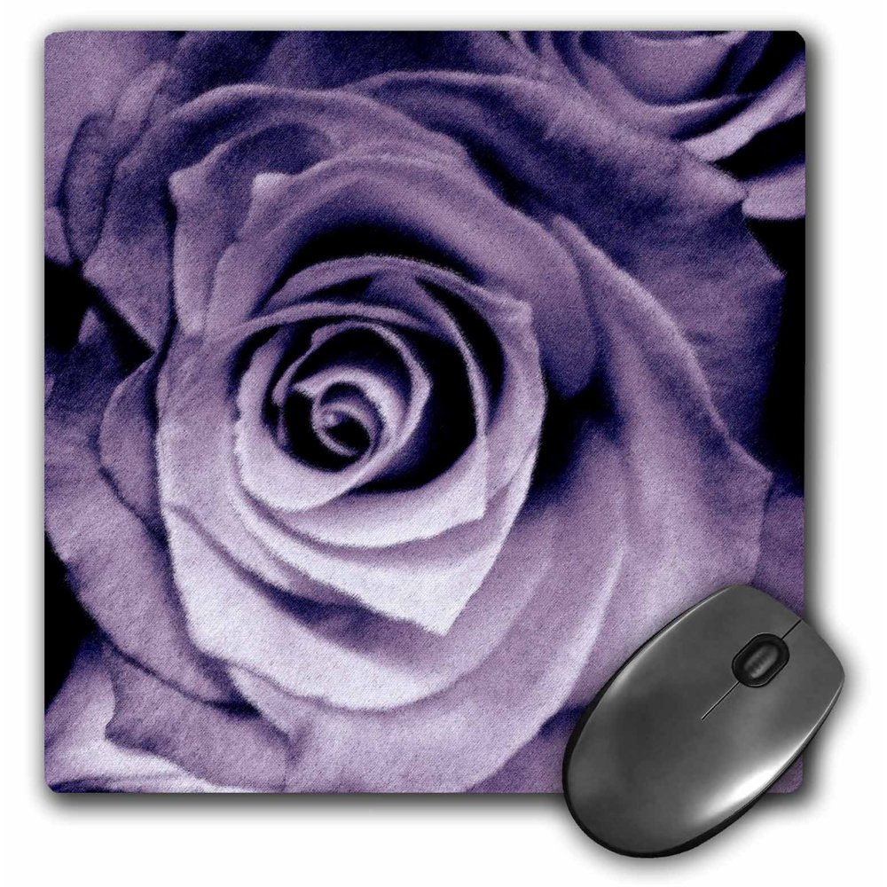 3dRose Lavender purple rose, Mouse Pad, 8 by 8 inches - Walmart.com ...