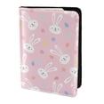 thumbnail image 2 of Pofeuu Easter Cute Rabbit Print Travel Document Organizer Passport Holder Men Women for Family (6.5 in x 4.5 in),Wallet Holder Credit Card Clutch Bag Case, 2 of 5