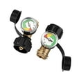 thumbnail image 1 of Propane Tank Gauge Level Indicator Leak Detector Gas Pressure Meter Universal for RV Camper, Cylinder, BBQ Gas Grill, Heater and More Appliances-Type 1 Connection, 1 of 8