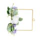 thumbnail image 5 of Coronas de Metal Artificiales Guirnalda de Aro de Pared Colgante Coronas de Boda Decoración de Flores Falsas para la Ceremonia de Boda Fiesta de Aniversario ANGGREK Otros, 5 of 8